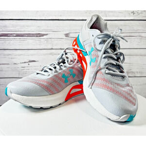 Under Armour Charged Europa 2 Women’s Running Shoes Gray, Aqua, Orange 10